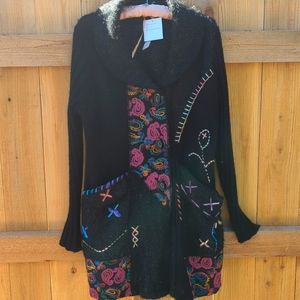 Sweater coat.  Liquid by Sloni. XL.